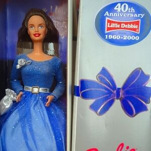 Barbie 40th Anniversary Doll in Sparkling Blue and Silver Special Edition